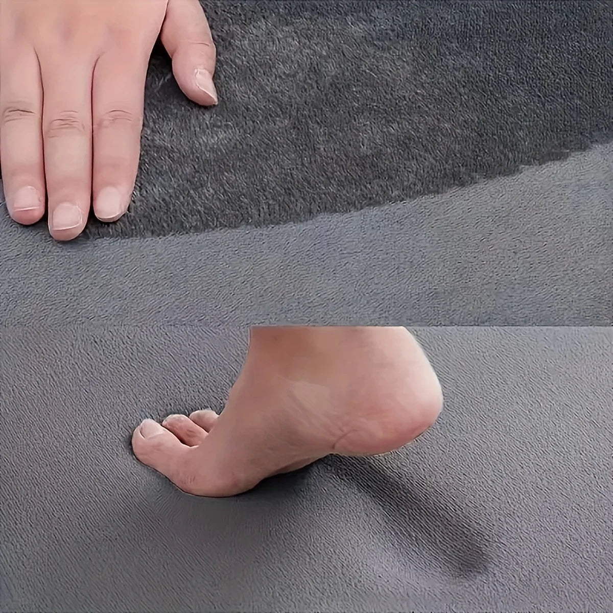 Long Kitchen Runner Rug Plush Flannel Mat Fluffy Soft Decorative Floor Carpet for Bathroom