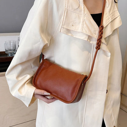 100%Real Cowhide Genuine Leather Sac Fashion Women Crossbody Bags For Ladies New High Capacity Shoulder Bag Handbag Female Purse