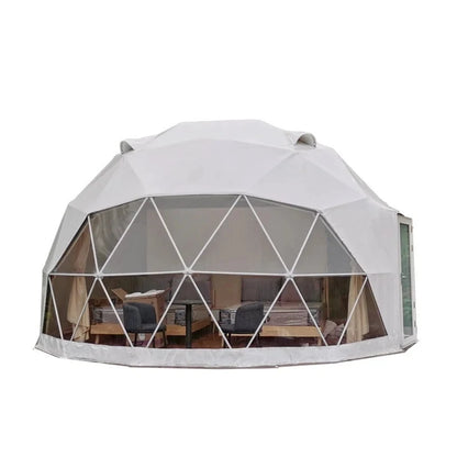 Waterproof PVC Geodesic Dome Ball Tent with Double Door Clear House for Camping and Hotel Use