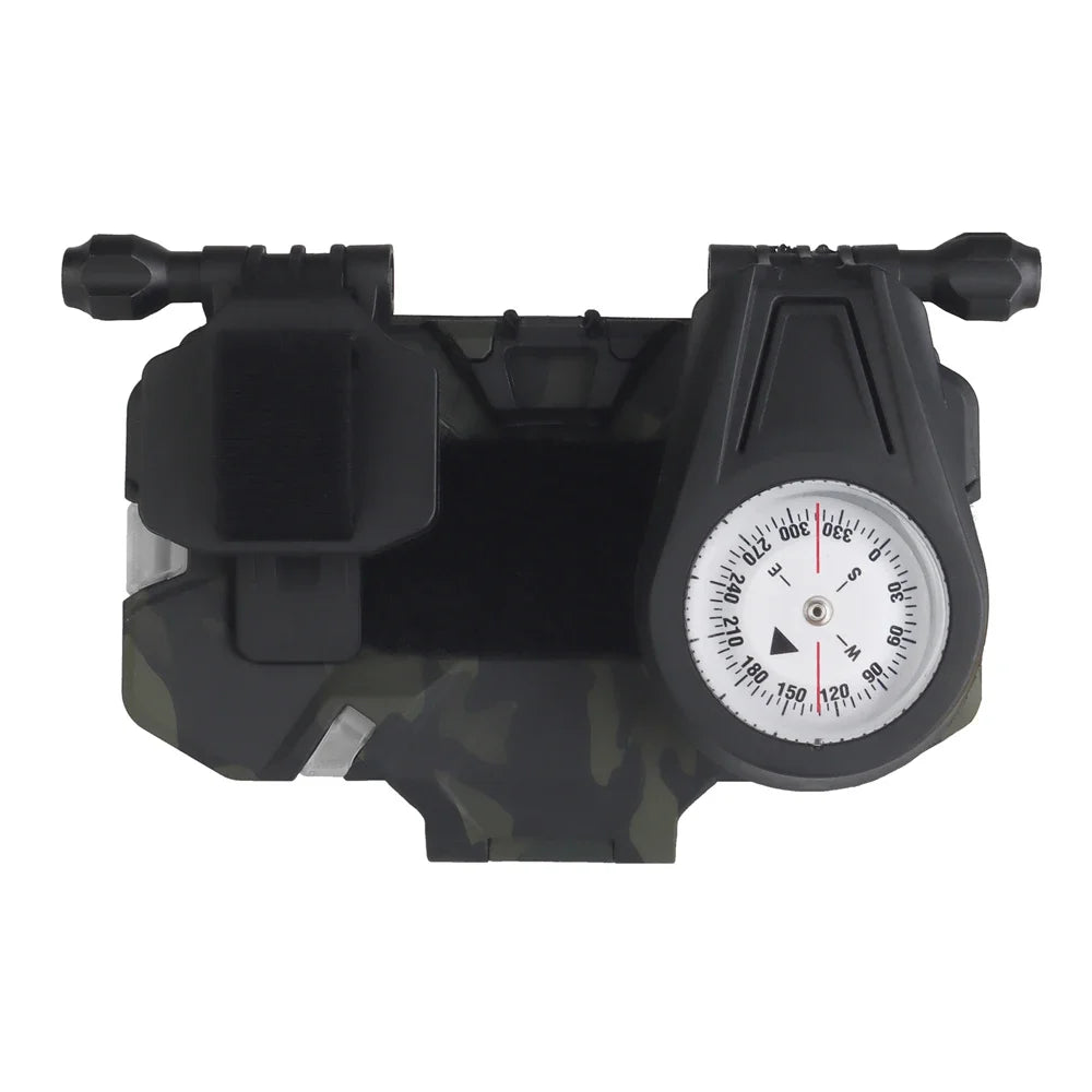 Tactical Militar Outdoor Survival Compass for MOLLE Mobile Phone Holder Navigation Board Foldable Admin Panel Hunting Vest Gear