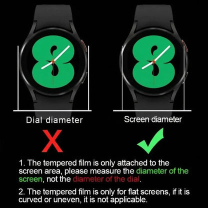 Tempered Glass for Smartwatch Smart Watch Screen Protector 33MM 34MM 35MM 36MM 37MM 38MM 39MM 40MM 41MM 42MM 44MM 30MM-46MM Film
