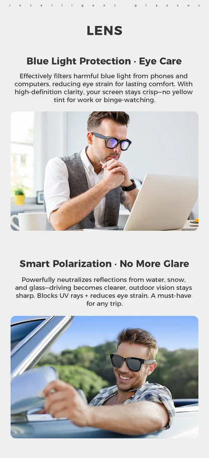 M01 Smart Glasses Video Recording Camera Sunglasses AI Translation Technological Gadgets Sports VR Headphones for Man Woman 2026