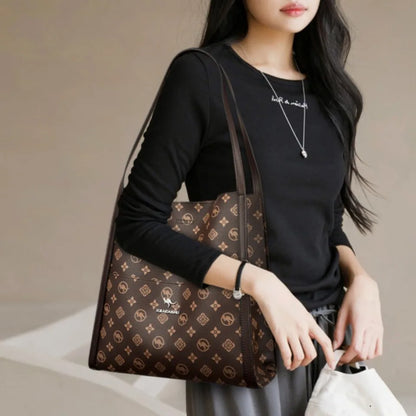 Genuine Brand High Quality Leather Casual Tote Luxury Handbags Women Bags Designer Shoulder Top-handle Bags for Women Sac A Main