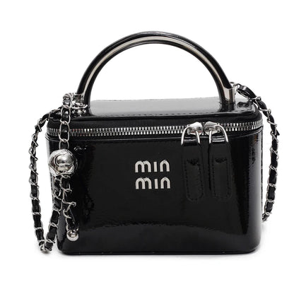 Women Square Handbags 2025 Spring Fashion Chains Crossbody Bags Soft PU Shoulder Bag Ladies Elegant Chic Mini Mobile Phone Bags