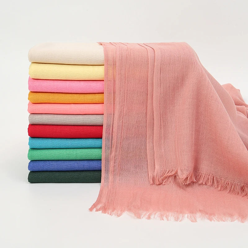 55 Color 110x180cm Big Size Modal Muslim Jersey Hijab Women Solid Scarf Ramadan Long Shawl Plain Soft Turban Wraps Headband