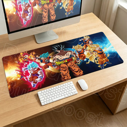 Anime Gaming Anti-slip Mousepad 300x600mm Computer Gamer Carpet Gift Dragon Ball Vegeta Lock Edge Deskmat XL Laptop Keyboard Rug