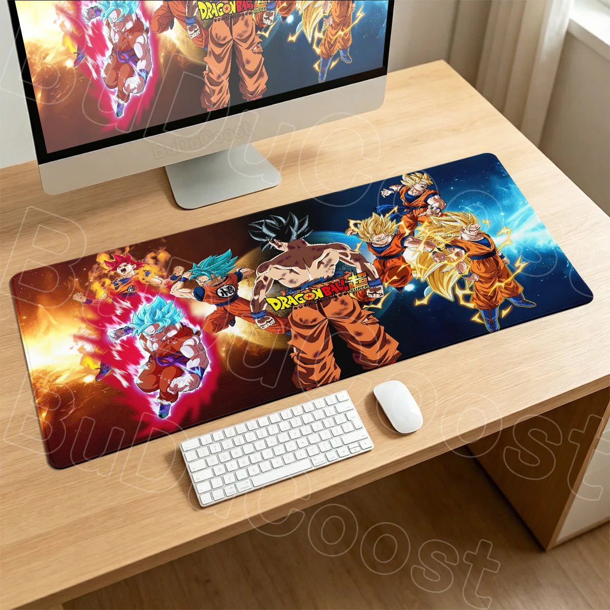 Anime Gaming Anti-slip Mousepad 300x600mm Computer Gamer Carpet Gift Dragon Ball Vegeta Lock Edge Deskmat XL Laptop Keyboard Rug
