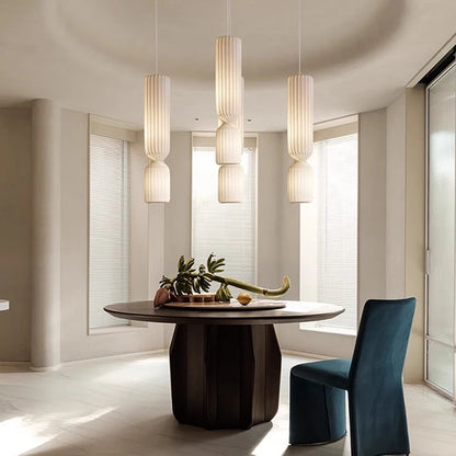 Nordic Fabric Creative Ceiling Hanging Lamps Living Room Chandelier Home Decoration Bedroom LED Pendant Lights Bedside Light
