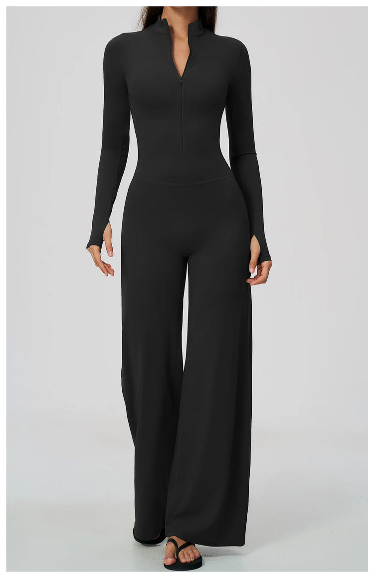 Summer Long Sleeve Yoga Suit Women's Tracksuits Gym Clothes Training Sportswear Fitness Sports Bodysuit Female Workout Overalls