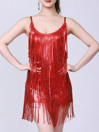 Sexy Backless Tassel Sequin Jumpsuit Women Summer One Pieces Romper Jumpsuit Woman Clothing Jumpsuits Club Party Outfit Playsuit