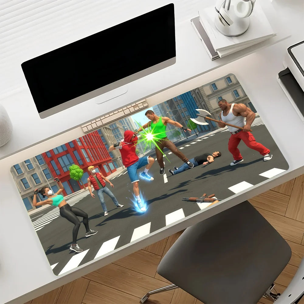 The S-Sims 4   Mouse Pad Non-slip Rubber Computer Mat Gamer Balance Decoracion Deskmat Laptop Office Large