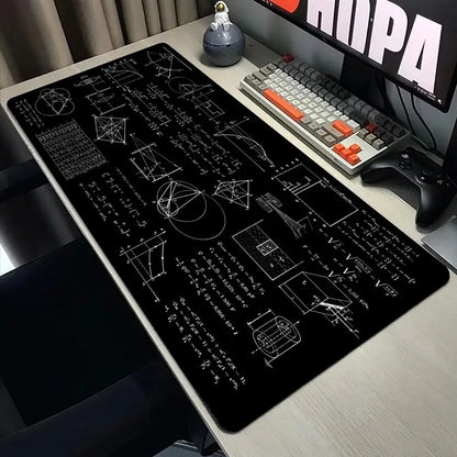 mathematical formula MousePad Mouse Pad Large Computer Office Table Mat XXL Anti-slip HD Gaming Keyboard Mousepads Long Desk Mat