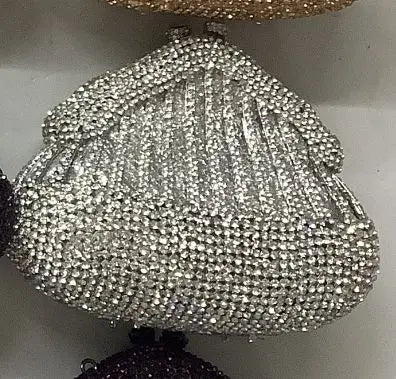 XIYUAN Crystal Evening Bag Purple Diamond Women Wedding Purse Lady Rhinestone Clutches Party Dinner Handbags Luxury Branded Bags
