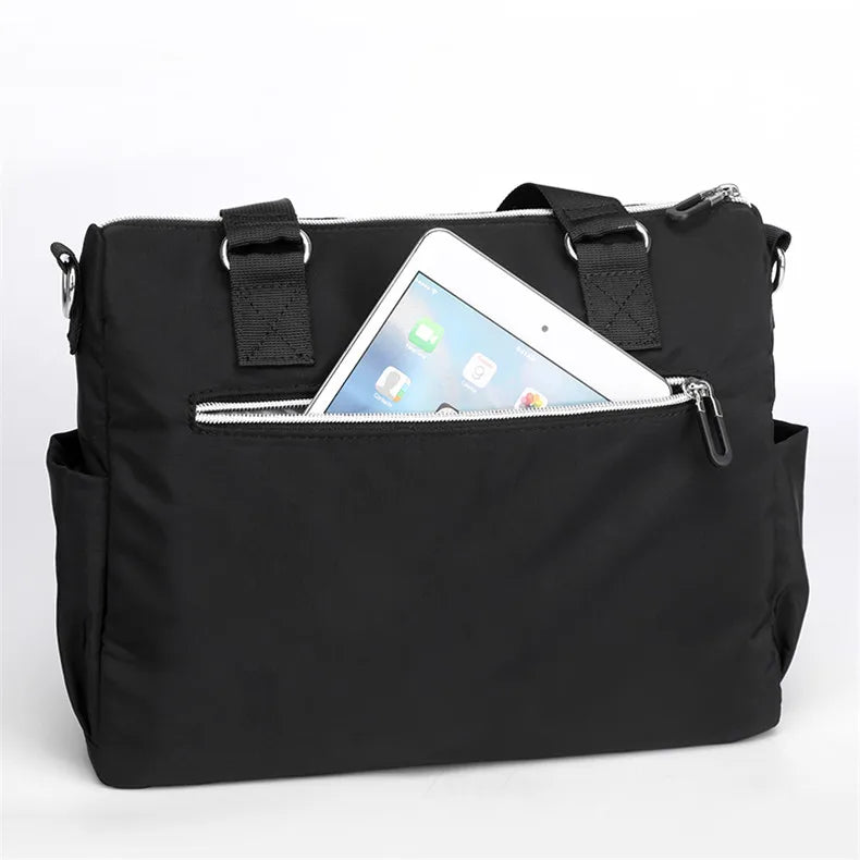 High-grade fabrics,Women's Shoulder bag Female Top-Handle bag Handbag Waterproof Nylon CrossBody Bag Ladies Messenger Bag