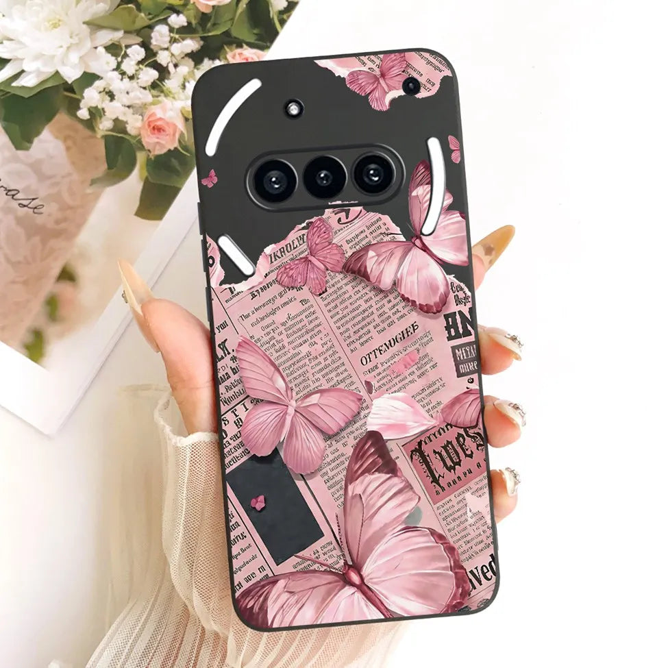 Casing For Nothing Phone (3a) A059 Cover For Nothing Phone 3a Case Silicone Cute Cat Fashion Butterfly Funny Painted