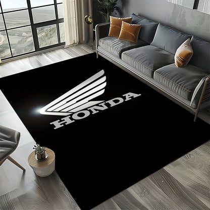 Racing Car H-HONDA HRC Motorcycle Carpet Rug for Living Room Bedroom Home Sofa Decoration,Kids Area Rug Non-slip Floor Mat Gift