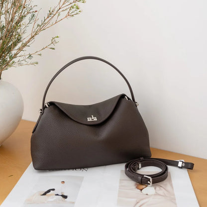 Women's Genuine Grade Leather Handbag Luxury Designer Brand Ladies Cowhide Shoulder Crossbody Bags for Woman High Quality New