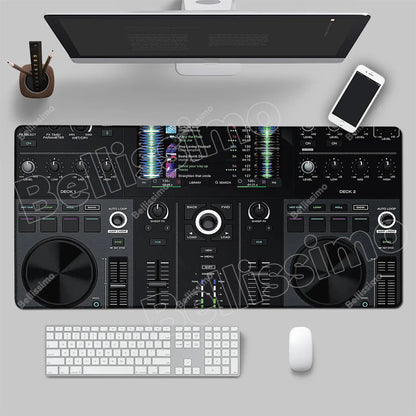 Mouse Pad Music Radio Dj Panel Gamer printon demand Custom Computer MousePad Natural Rubber Office Soft PC Accessory Desktop Pad