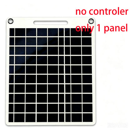5V Flexible Solar Panel Charger Dual USB Solar Battery Charger for Mobile Phones and Camping with Polysilicon Wear Material