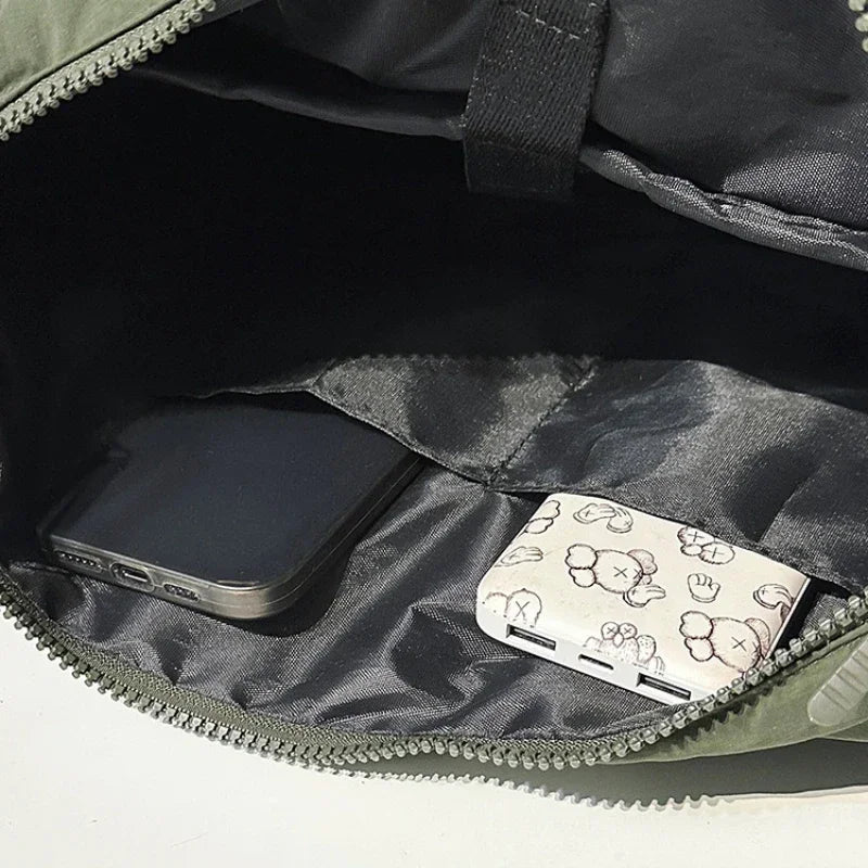 Casual Multi-pocket Messenger Bags for Women Fashion Nylon Shoulder Bag Ladies Large Handbags Female Travel Shopping Tote Purse