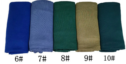 Ramadan Modal Cotton Jersey Hijabs For Woman Long Muslim Shawl Plain Soft Turban Niqab Head Wraps Scarf Women Hijab