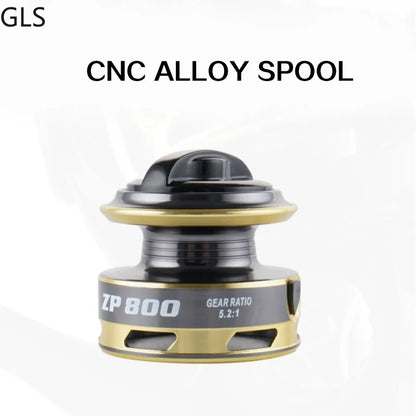 Mini Reel 500/800 Series EVA Grip Ultra Lightweight Fishing Reel 12+1BB High Speed Gear Ratio 5.2:1 Metal Mini Spinning Reel