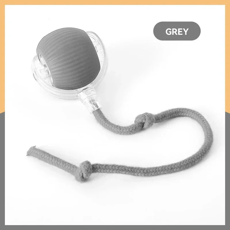 Rechargeable Automatic Rolling Ball Cat Toy – Fake Tail, Imitate Mouse, Electric Interactive for Cats & Dogs