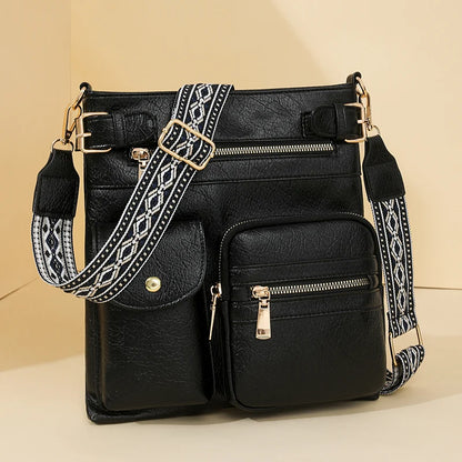 Designer Luxury Handbags 2025 New Vintage Soft Leather Tote Bags For Women Multi-pocket Shoulder Messenger Bags High quality Sac