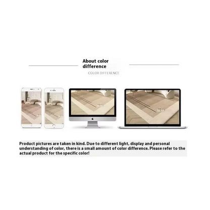 Vikama Cat Long Carpet Funny Fluffy Bedside Rugs Floor Mat Living Room Children's Room Rug Washable Non-Slip Mat Home Decoration