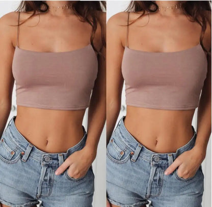 Sexy Sleeveless Vest Corset Crop Top Women Aesthetic Clothing Summer Y2k Streetwear White Black Yellow Red Tank Top for Womens