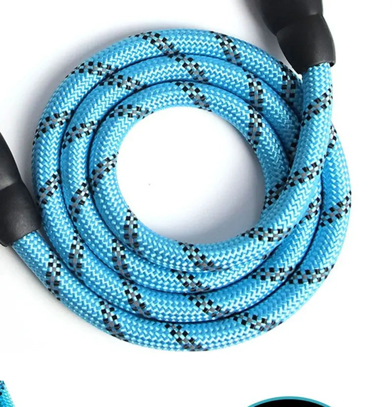 3M Pet Reflective Nylon Tow Rope Non Slip Foam Handle Pet Adjustable Towing Ropes Large MiddleSmall Dogs Outdoors Pet Supplies
