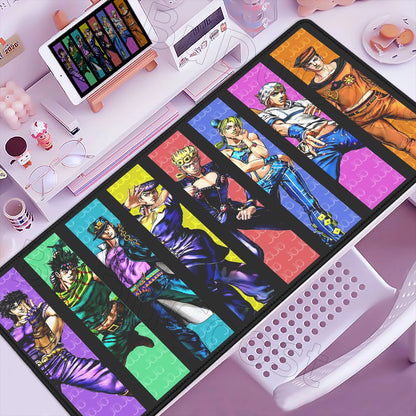 HD J-Jojo B-Bizarre A-Adventure Mouse Pad Gaming 900×400mm Mousepad Xxl Mouse Mat Offices Accessories Keyboard Pad Computer Desk