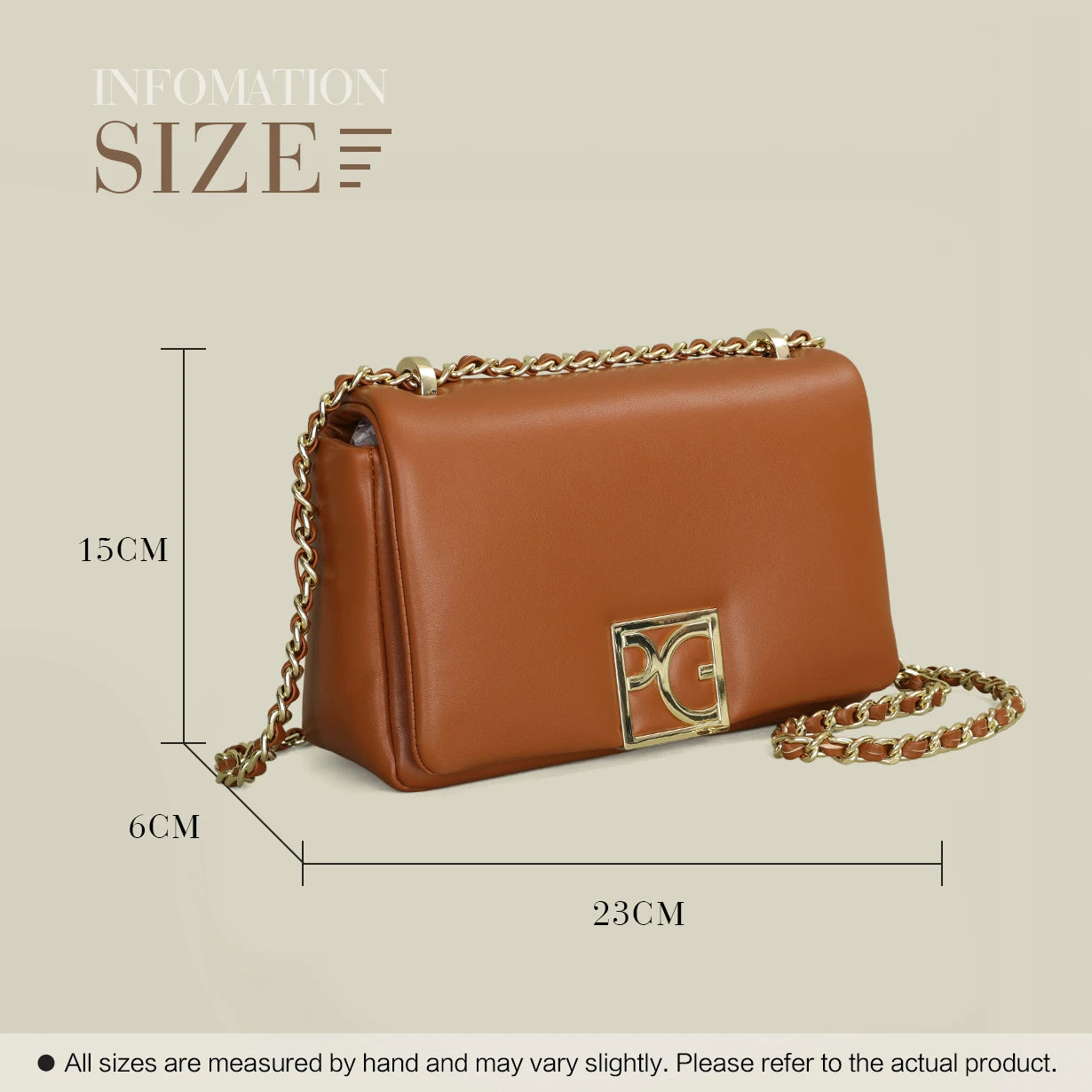 PATSY PG GARIS Women's Bag Luxury Casual Bag Niche Brand Design New High Quality Portable Fashion Crossbody Bag Clearance Sale