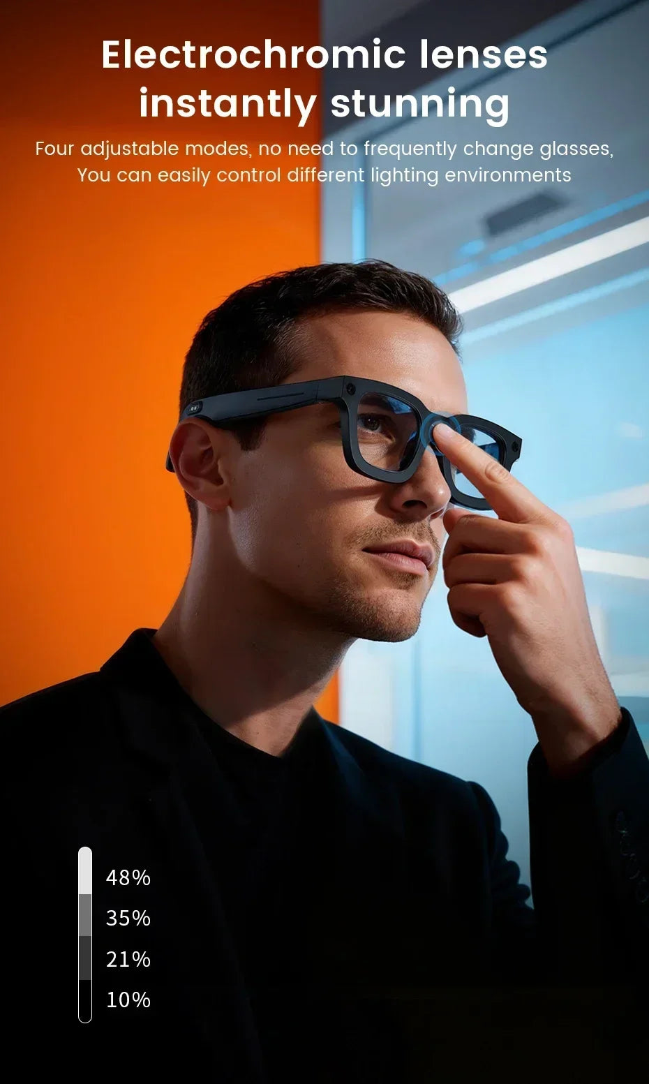 2026 Smart Glasses With AI Voice Assistant AI Voice Wake Up AI Photo Recognition New Intelligent Q&A Interactive Eyewear