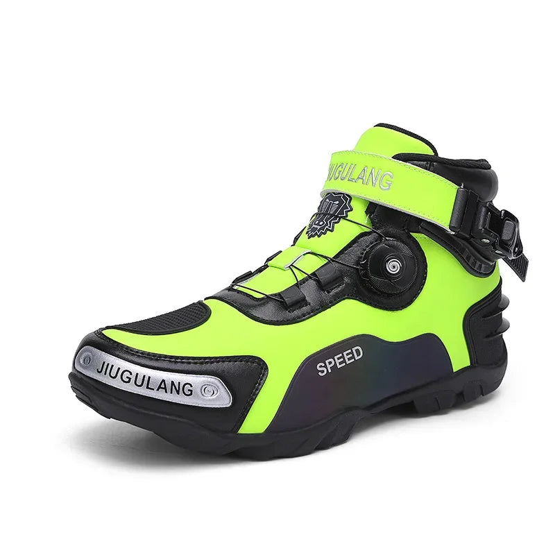 Motorcycle Boots Men Motocross Safety Protection Shoes Accessories Off-Road Racing Waterproof Anti Slip Short Boot motorcycles