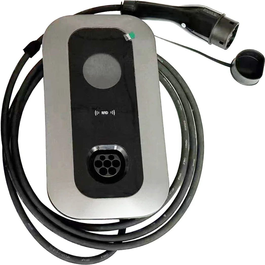 Custom 7KW 1Phase Home EV Car Charger Station New Condition 32A Custom Car Charger Compatible with Solar & Inverter