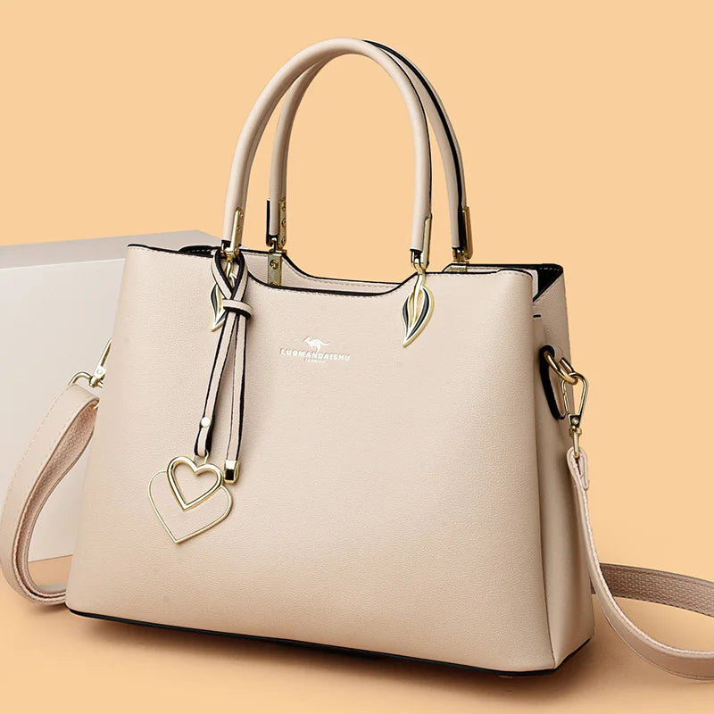 2023 Luxury Women Designer  Shoulder Crossbody  Fashion Ladies Large Capacity Leather Handbag Shopper Brand Messenger Totes