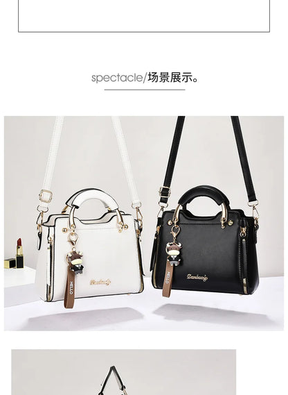 New women bag Fashion Shoulder bags handbag  for women 2025  Handbags leather Printed monogram single shoulder straddle bag