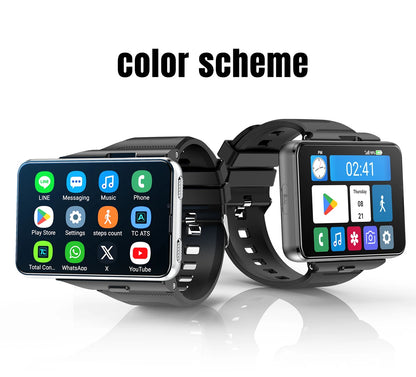 S999 Smart Watch 4G LTE MTK6761 Core 4GB 64GB 2.0MP+8.0MP GPS WIFI 2.88 inch Dual Cameras Smartwatch 2300mAh Battery VS DM101