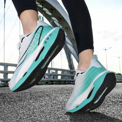 Unisex Running Shoes 2025 New Lightweight Cushioning Thick Sole Sports Training Sneakers Daily Wear Tennis Shoes for Men Women