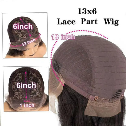 Deep Wave 13x4 Lace Front Wigs Human Hair 4x4 Glueless Transparent Lace Frontal Wig 13x6 T Part Lace Human Hair Wigs For Women