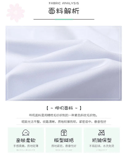 Summer pleated skirt set,sailor suit,student uniform set skirt,Japanese-style white three-book basic school uniform pleatedskirt