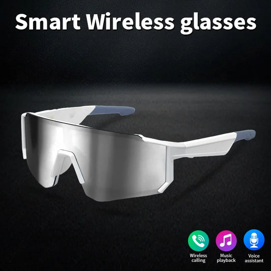 Smart Glasses Cycling Sport 100+ Online Language AI Automatic Dialogue Translation Bluetooth Glasses With Speaker UV Protection
