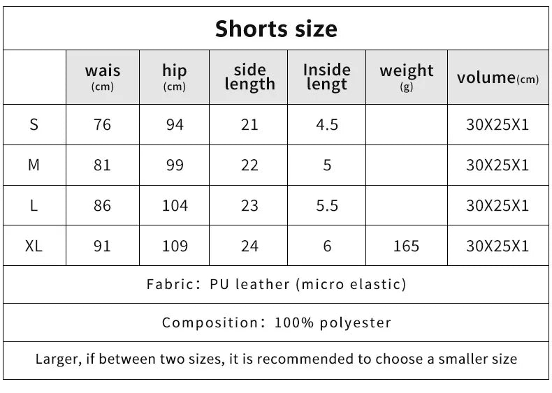New Super Short Low-rise PU Leather Shorts Women's Hot Pants Micro-elastic Belt Spice Girl Booty Shorts