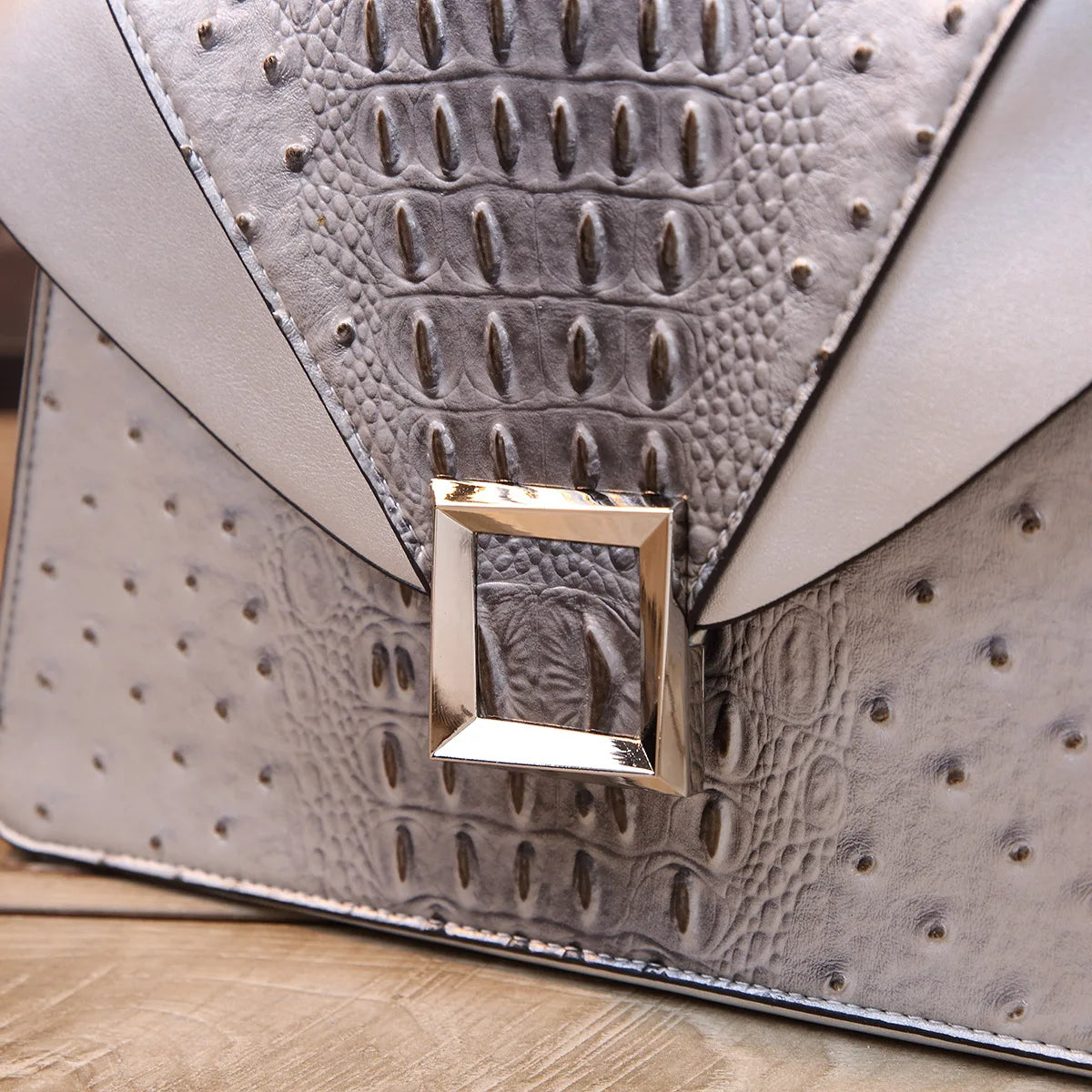 Luxury Designer Brand New Cowhide High Quality Crocodile Print Handbag Women's Fashion Single Shoulder Crossbody Bag Hot Sale