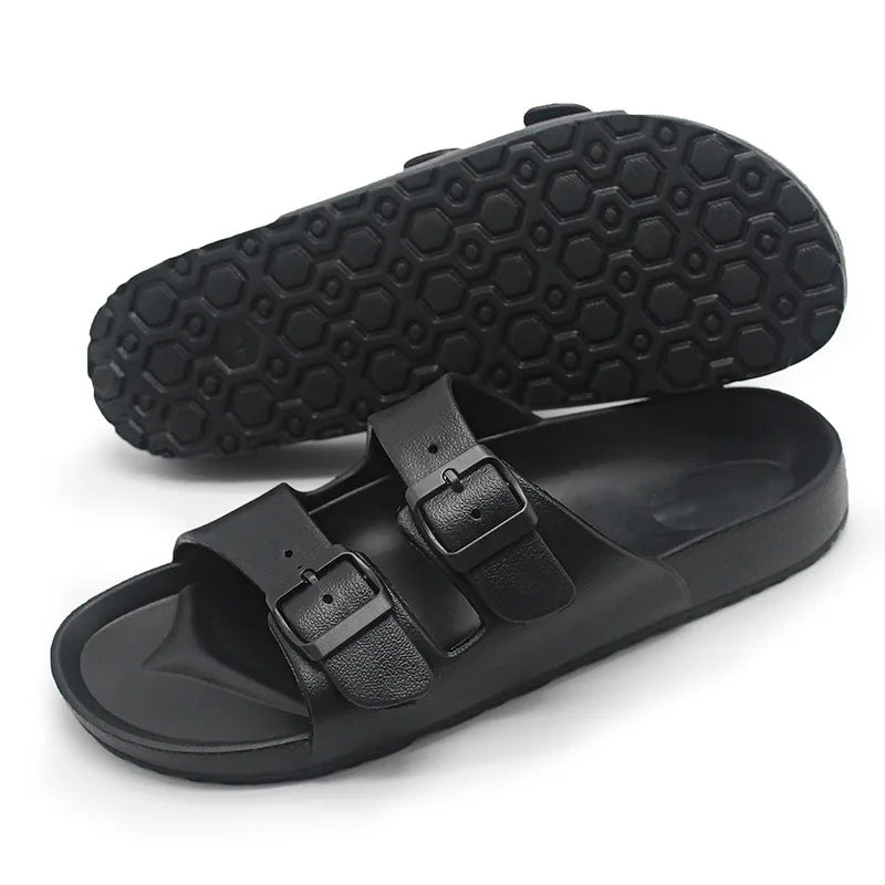 Shevalues Summer Fashion Sandals For Women New Non-slip Outdoor Beach Slippers Soft Comfort EVA Sandals Casual Women Home Slides
