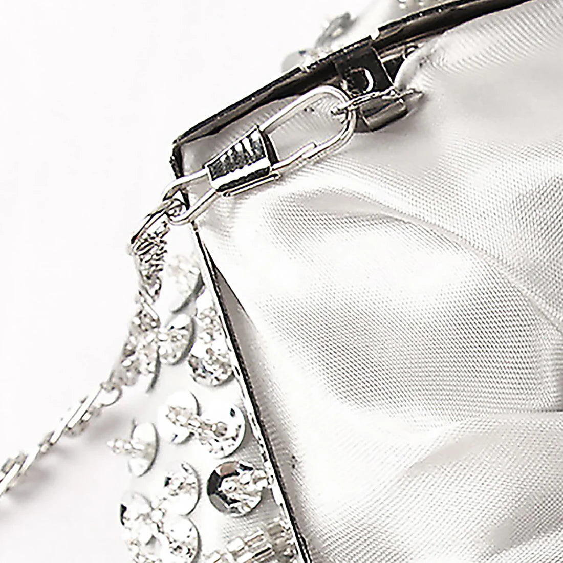 Women's Retro Small Totes Evening Bags Beaded Embroidered Ladies Clutch Purse Shoulder Chain Wedding Party Handbags Bags Purses