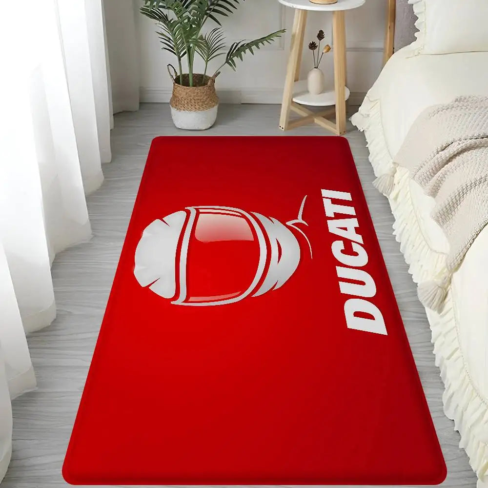 Motorcycle Racing D-Ducaties Floor Mat Rectangle Anti-slip Home Soft Badmat Front Door Indoor Outdoor Mat Welcome Doormat