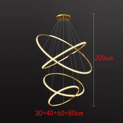 Nordic home decoration, stair chandelier, living room and dining room Pendant lights, ceiling light, indoor lighting