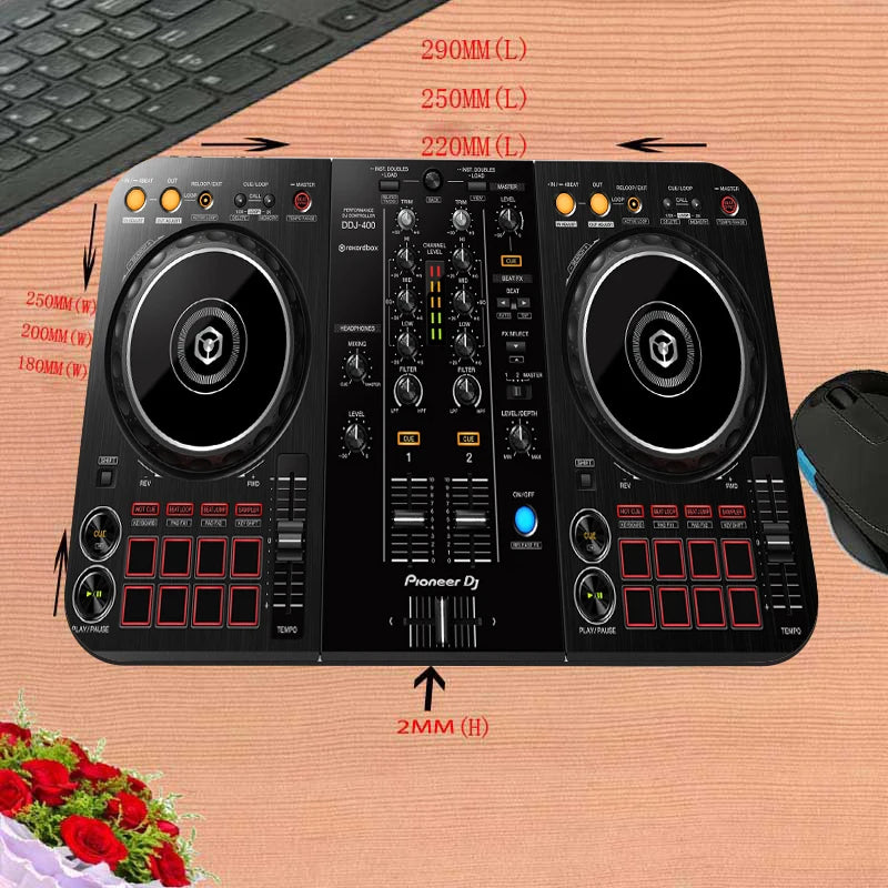 Mairuige Mixing-Console Pioneer Dj Keyboard Mouse Set Table Mat Laptop Accessories Mouse for Computer Mouse Mats Carpet Rog
